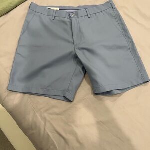 ONWARD RESERVE - Men’s Sz 35 Blue Flat Front Performance Shorts